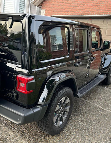 A Black Jeep